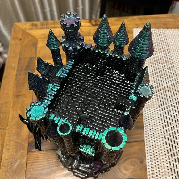New Bath and Body Works Disney Maleficent Castle Candle Holder Villains Retired - Picture 6 of 9